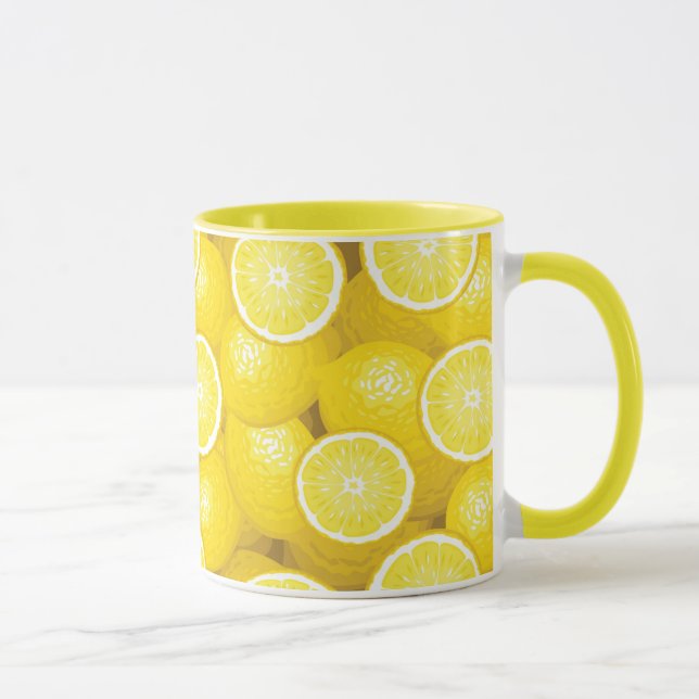 Taza Patrón de limón 2 (Derecha)