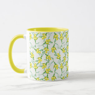 Taza patrón de limones