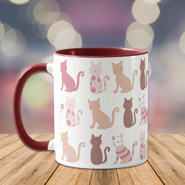 Taza Patrón de los amantes del gato (Subido por el creador)