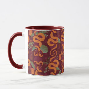 Taza Patrón de lujo serpenteante: el Lotus blanco