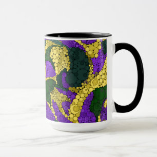 Taza Patrón de lunares coloridos