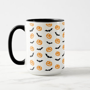 Taza Patrón de luz de truco o truco de la bata de calab