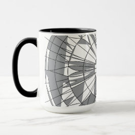 Taza Patrón de Mandala Geométrico