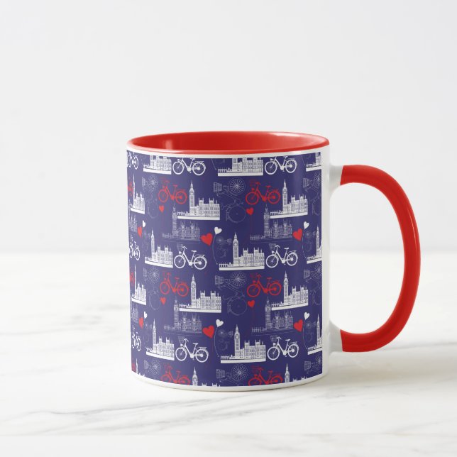 Taza Patrón de monumentos de Londres (Derecha)