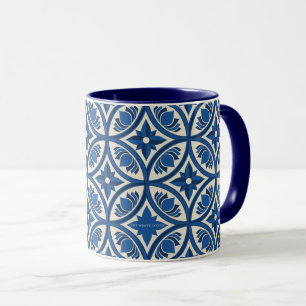 Taza Patrón de mosaico de Lotus mediterráneo - El Lotus