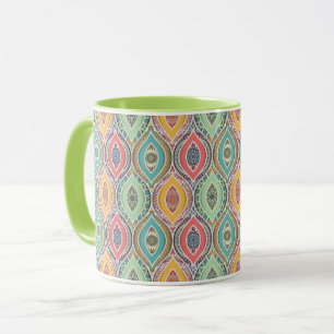 Taza Patrón de mosaico de Mandala