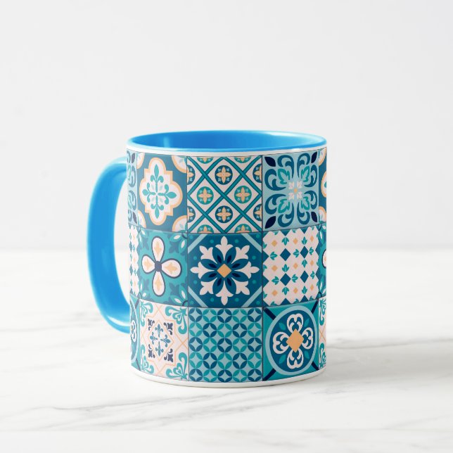 Taza Patrón de mosaico marroquí (Anverso izquierdo)