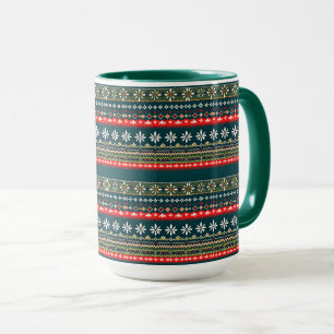 Taza Patrón de navidades nórdicos