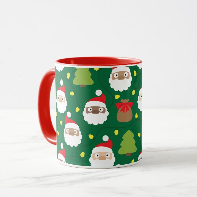 Taza Patrón de notificaciones Santa (Anverso izquierdo)