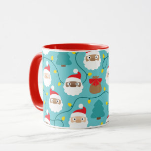 Taza Patrón de notificaciones Santa