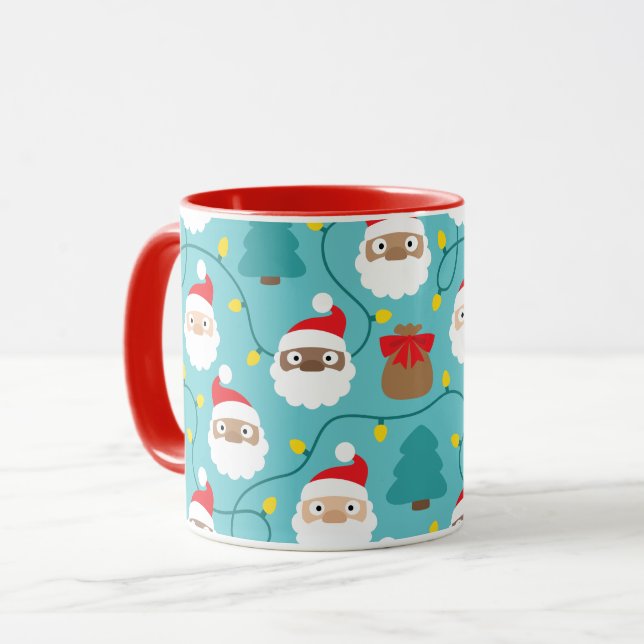 Taza Patrón de notificaciones Santa (Anverso izquierdo)