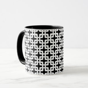 Taza Patrón de nudo cuadrado