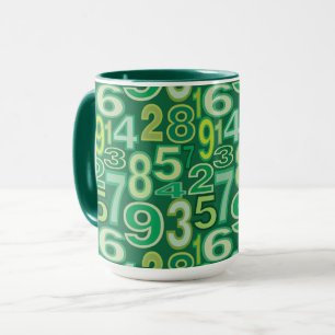 Taza Patrón de número