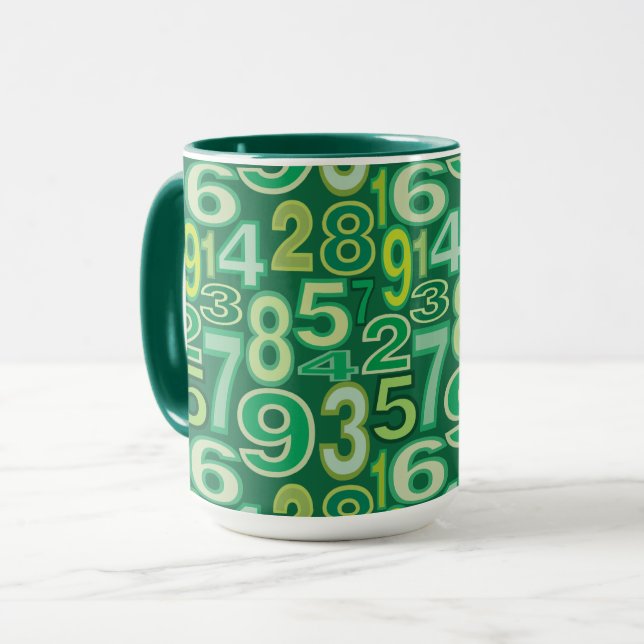 Taza Patrón de número (Anverso izquierdo)