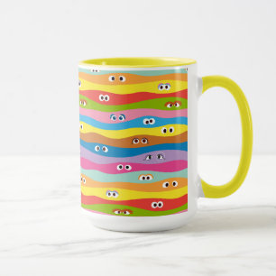 Taza Patrón de ojos comunes