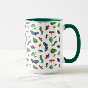 Taza Patrón de oruga muy hambrienta