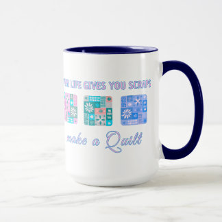 Taza Patrón de parches florales y lindos en colores pop