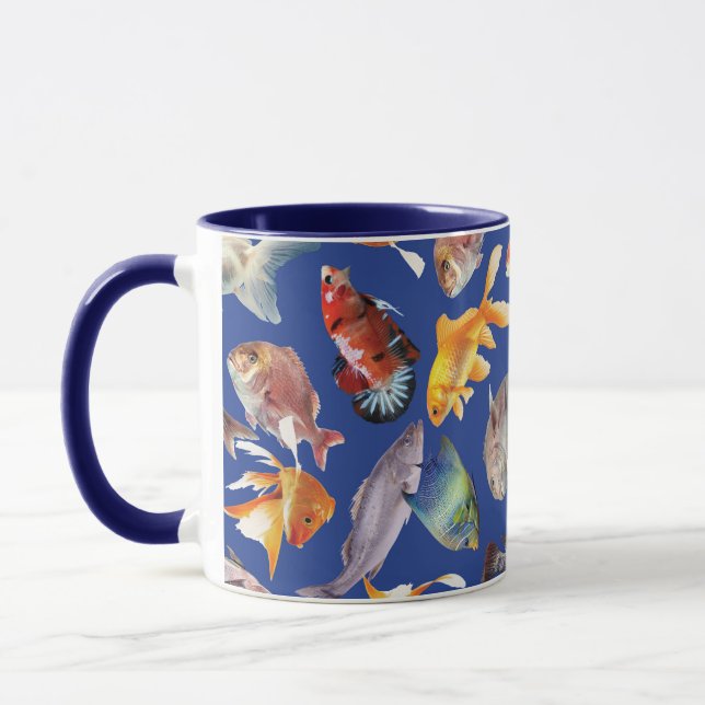 Taza Patrón de peces tropicales (Izquierda)