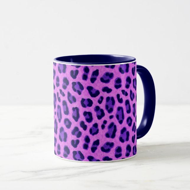 Taza Patrón de piel de impresión de animales de leopard (Anverso derecho)