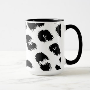 Taza Patrón de piel de leopardo