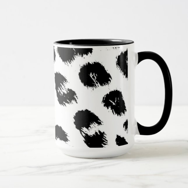 Taza Patrón de piel de leopardo (Derecha)