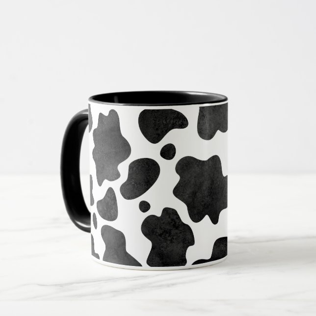 Taza Patrón de puntos de vaca Impresión de animales bla (Anverso izquierdo)