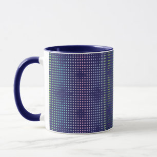 Taza Patrón de puntos holográficos irlandeses