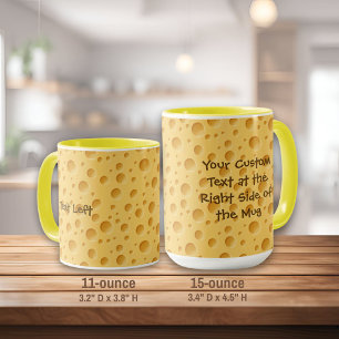 Taza Patrón de queso suizo