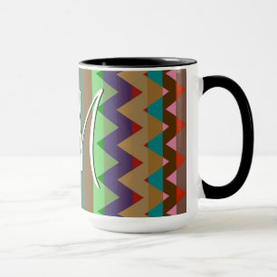 Taza Patrón de rayas de chevron de moda #2