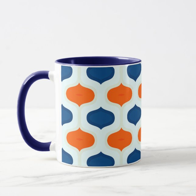 Taza Patrón de reactivación del método azul y Naranja (Izquierda)