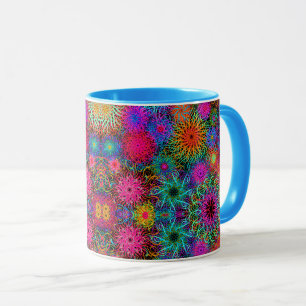 Taza Patrón de remolino colorido lindo