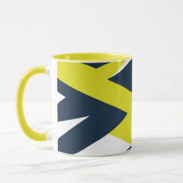 Taza Patrón de resumen geométrico negrita