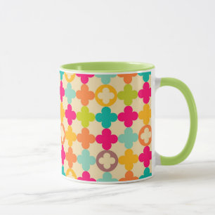 Taza Patrón de rosette medieval de época
