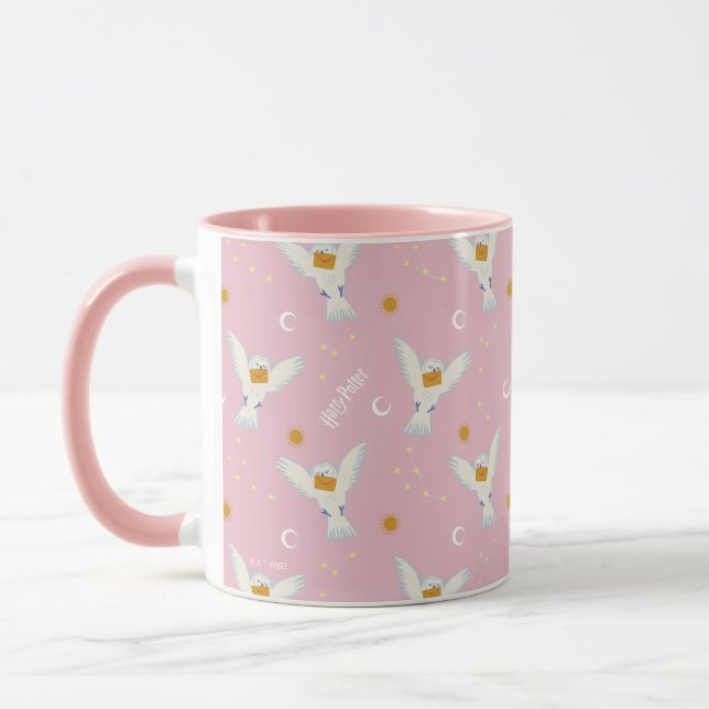 Taza Patrón de solsticio Hedwig Pink (Izquierda)