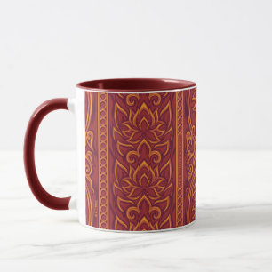 Taza Patrón de Tapices Lotus Luxe - El Lotus Blanco