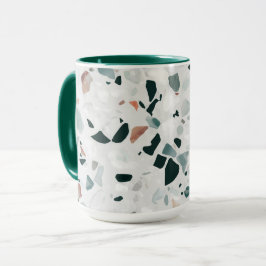 Taza Patrón de Terrazzo abstracto moderno