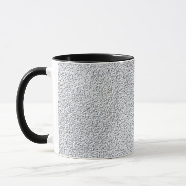 Taza Patrón de textura de pared de piedra gris hormiga (Izquierda)