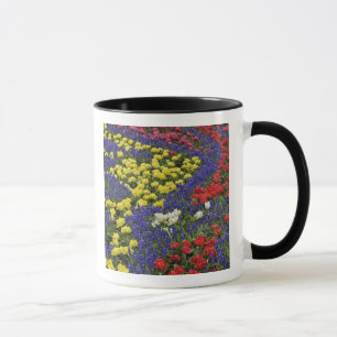 Taza Patrón de tulipanes y flores de jacinto de uva, 2