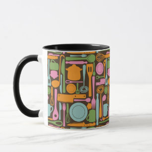 Taza Patrón de utensilios de cocina 3