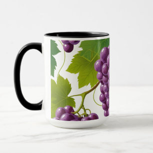 Taza Patrón de uva