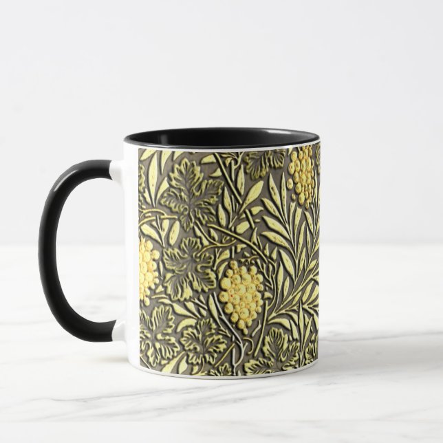 Taza Patrón de uvas de William Morris (Izquierda)
