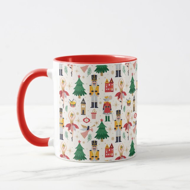 Taza Patrón de vacaciones de ballet de petaca (Izquierda)