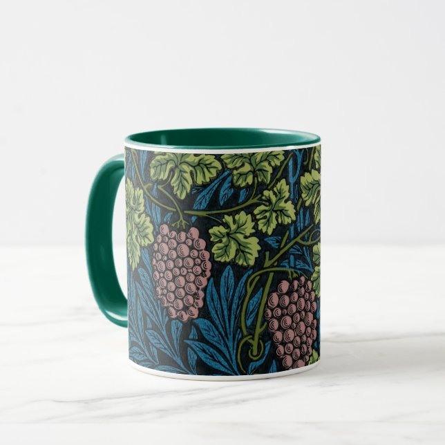 Taza Patrón de vagina, William Morris (Anverso izquierdo)