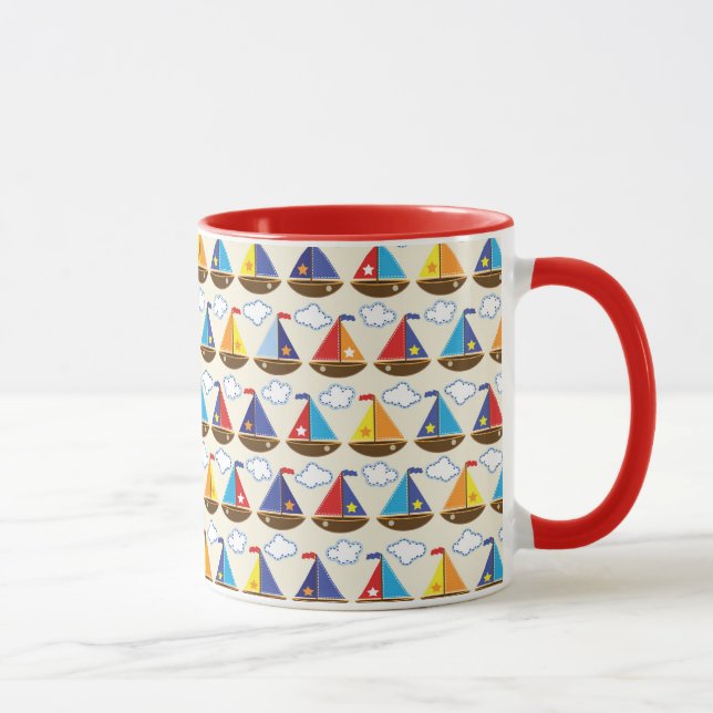 Taza Patrón de velero 2 (Derecha)