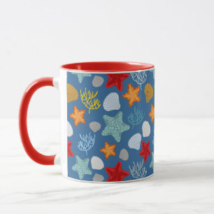 Taza Patrón de vida submarino