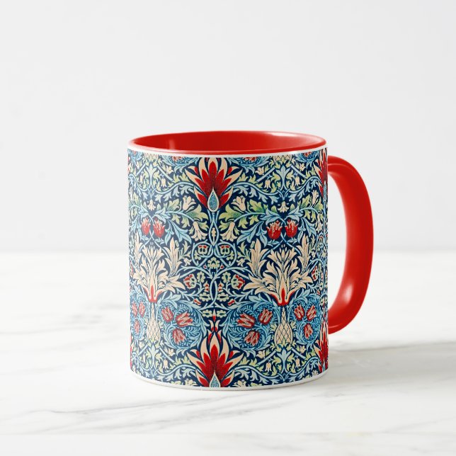 Taza patrón de William Morris, Cabeza de Serpiente, (Anverso derecho)