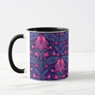 Taza Patrón decorativo con corazones