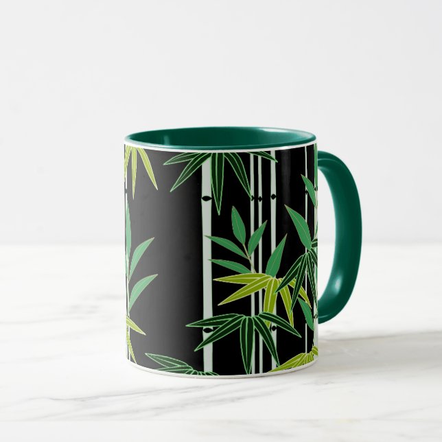 Taza Patrón decorativo de bambú (Anverso derecho)
