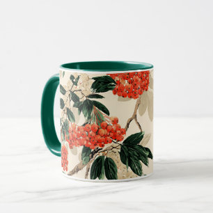 Taza Patrón decorativo de flores de cerezo