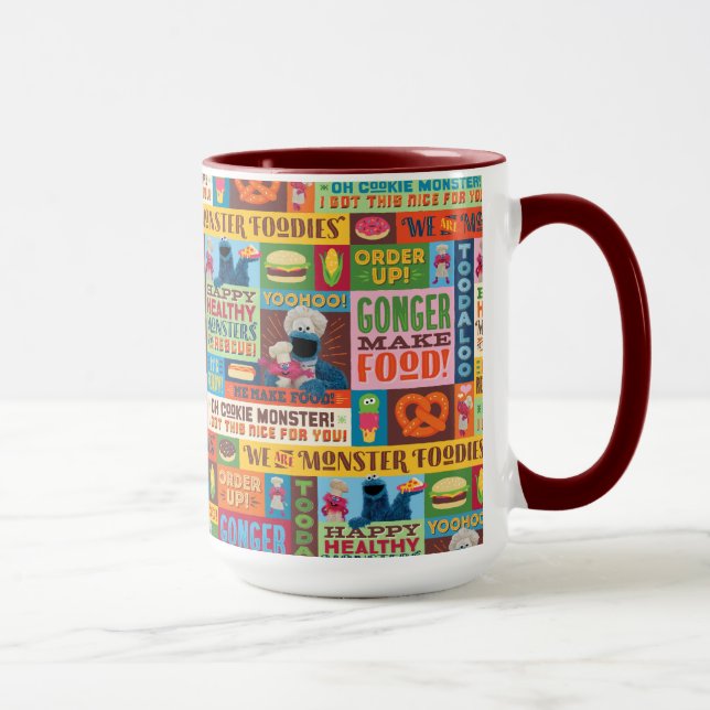 Taza Patrón del camión de comida del Monstruo de las Ga (Derecha)